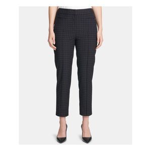 DKNY Womens Black High Waist Pants Size: 16